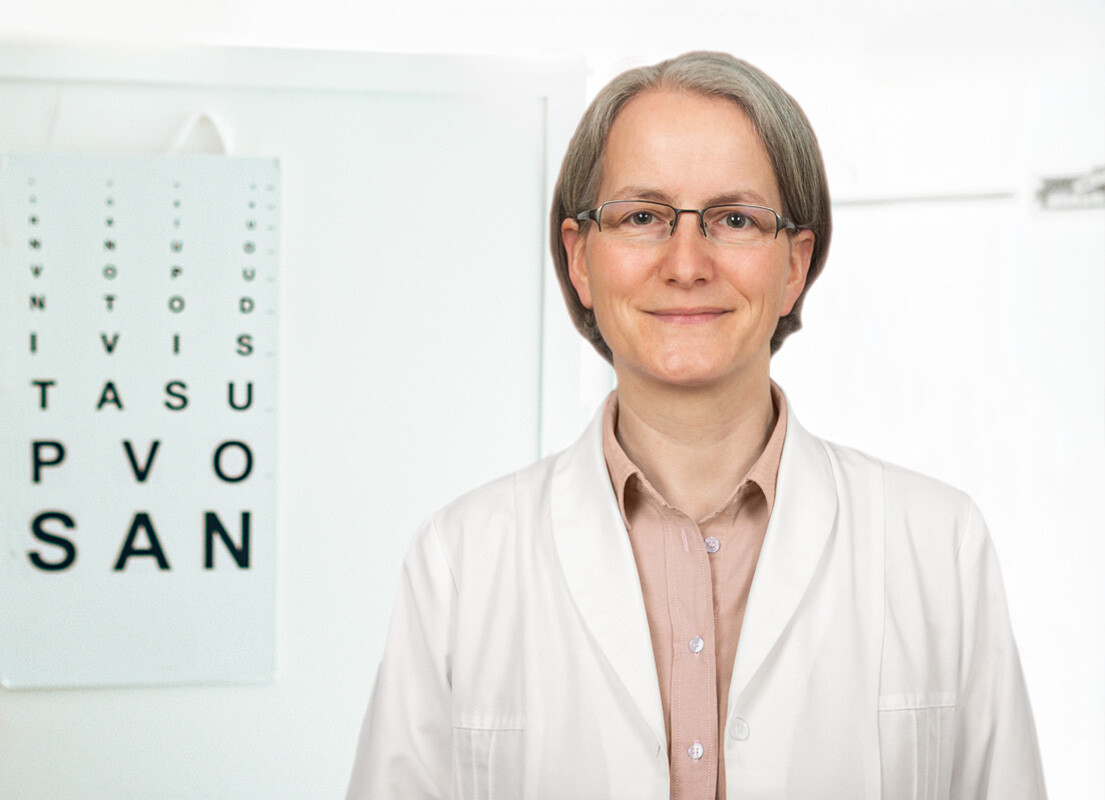 Als Augenärztin in Nürnberg praktiziert PD Dr. med. habil. Agnes Renner in der modernen Augenarztpraxis am Hefnersplatz 1 in der Innenstadt